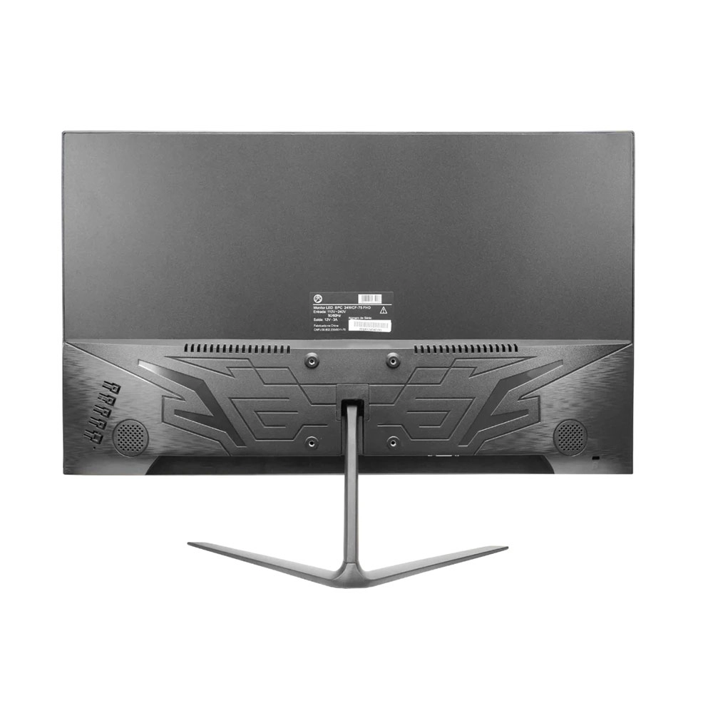 Monitor Brazilpc 23.8 Polegadas Led Widescreen 75hz Curvo 24wcf-75 Fhd R2800 Framless Preto