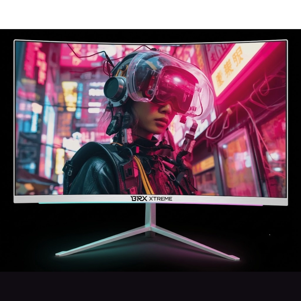 MONITOR GAMER BRX XTREME 24 CURVO 180HZ FRAMELESS BRANCO MONITOR GAMER BRX XTREME 24 CURVO 180HZ FRAMELESS BRANCO