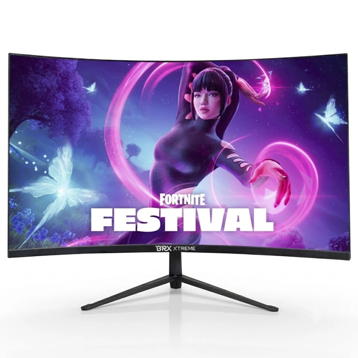 MONITOR GAMER LED BRX 24 FHD 1080P 185HZ CURVO HDMI/DP VA PRETO