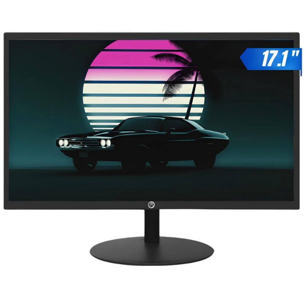 MONITOR LED 17.1 BRAZILPC 171BPC-XIE PRETO WIDESCREEN