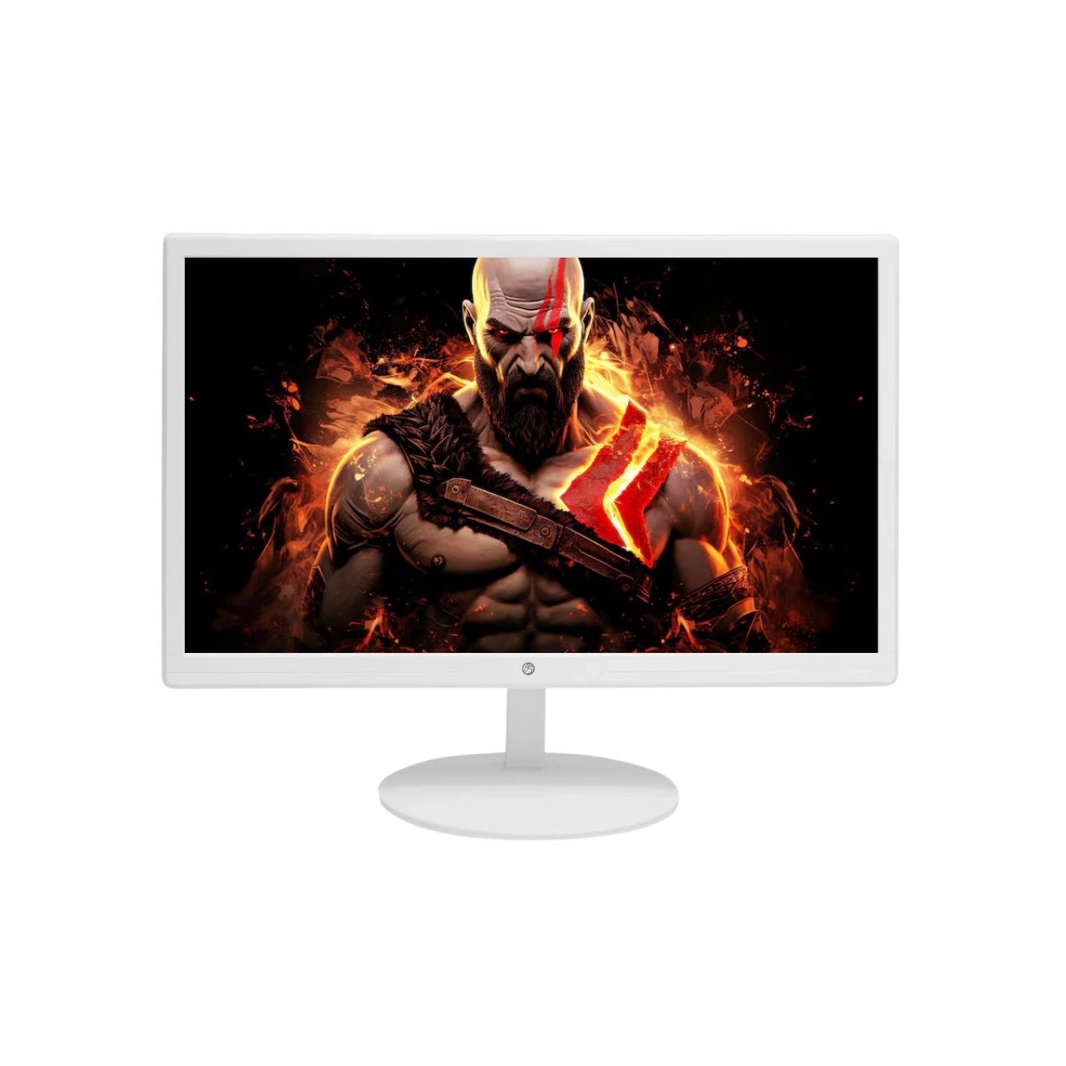 MONITOR LED 21.5 BRAZILPC 22W-75KAN FHD 75HZ BRANCO WIDESCREEN