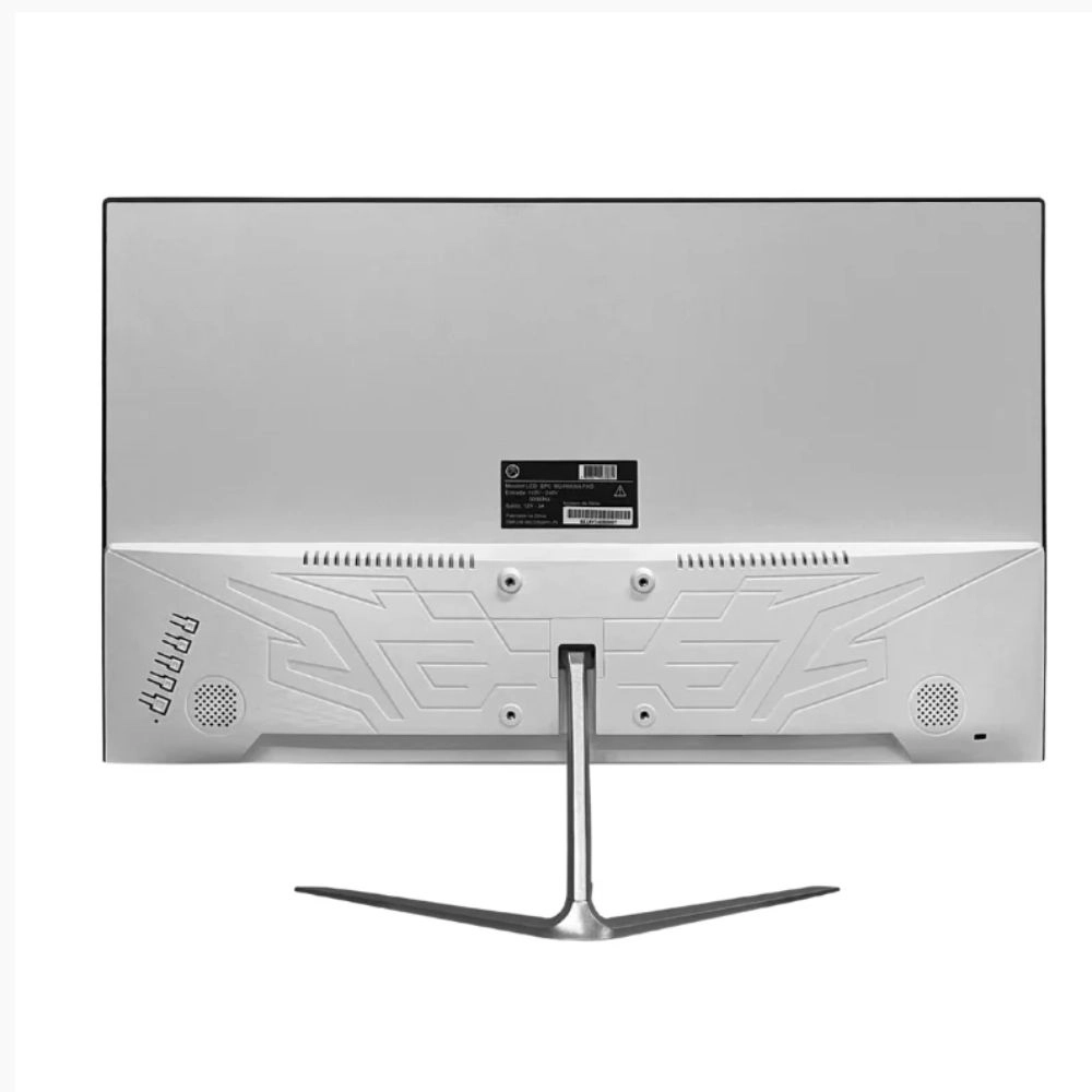 Monitor Led 23.8 Brazil Pc M24wkna Fhd 75hz Curvo R2800 Framless C/ Audio Widescreen Branco