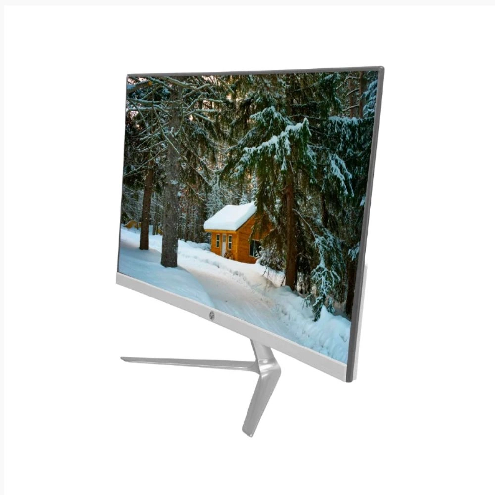 Monitor Led 23.8 Brazil Pc M24wkna Fhd 75hz Curvo R2800 Framless C/ Audio Widescreen Branco