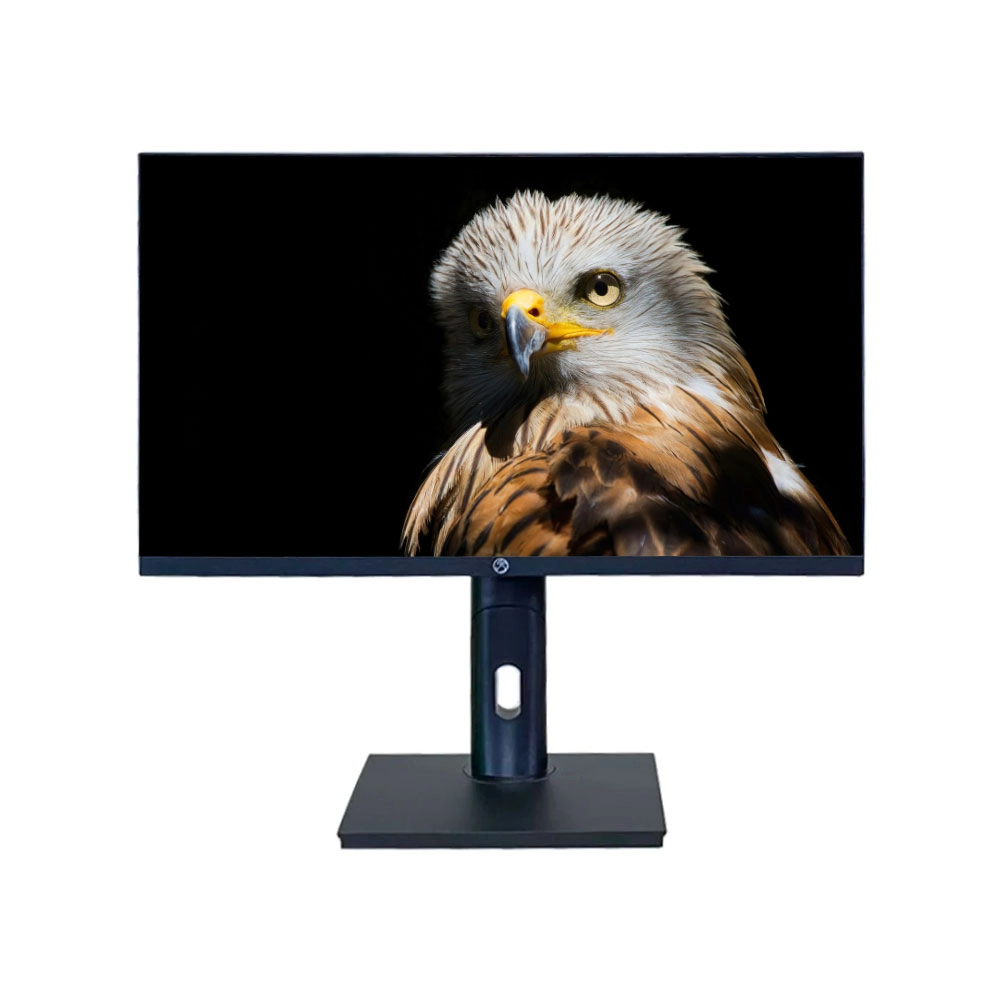 MONITOR LED 23.8" FHD BRAZILPC ERGONÔMICO ANTIRREFLEXO FRAMELESS 75HZ PRETO BPC24SADP