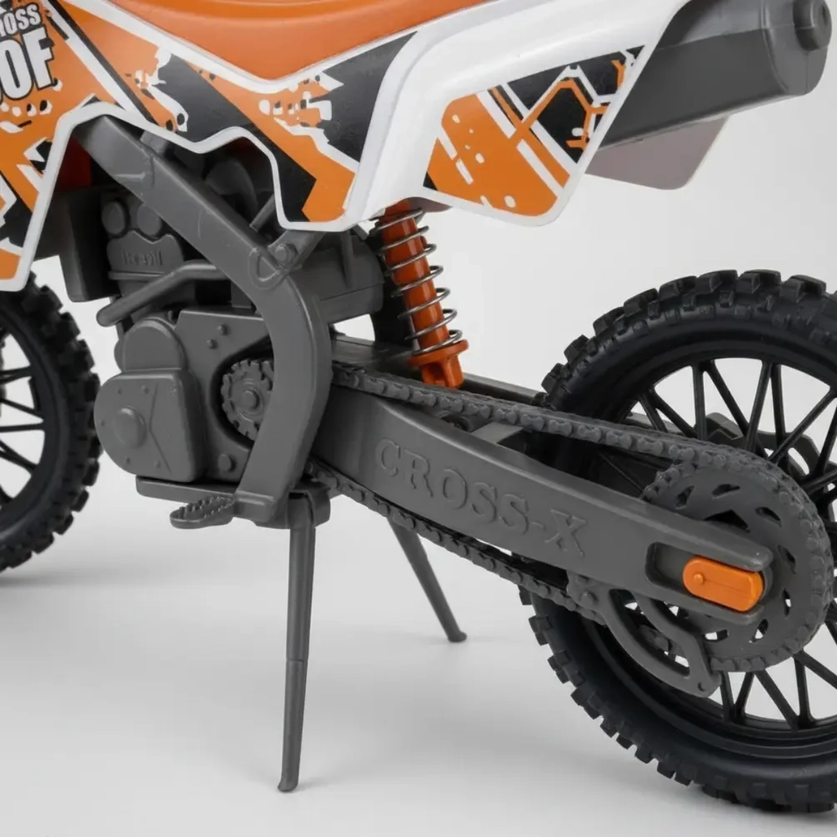 MOTO BRINQUEDO TRILHEIRO INFANTIL GRANDE 36CM CORES SORTIDAS MOTO BRINQUEDO TRILHEIRO INFANTIL GRANDE 36CM CORES SORTIDAS