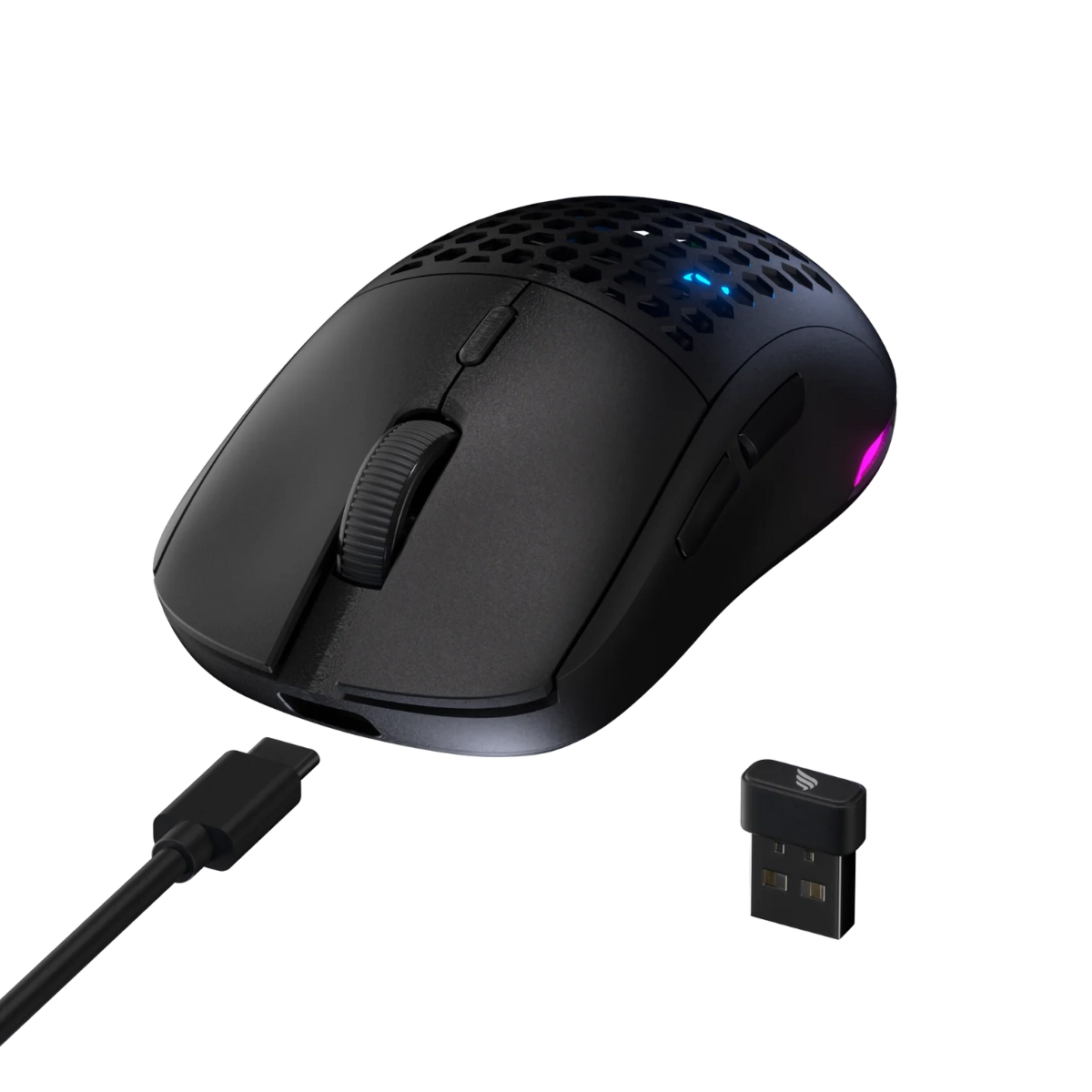 MOUSE GAMER FALLEN PANTERA PRO WIRELESS 26000 DPI ALL BLACK
