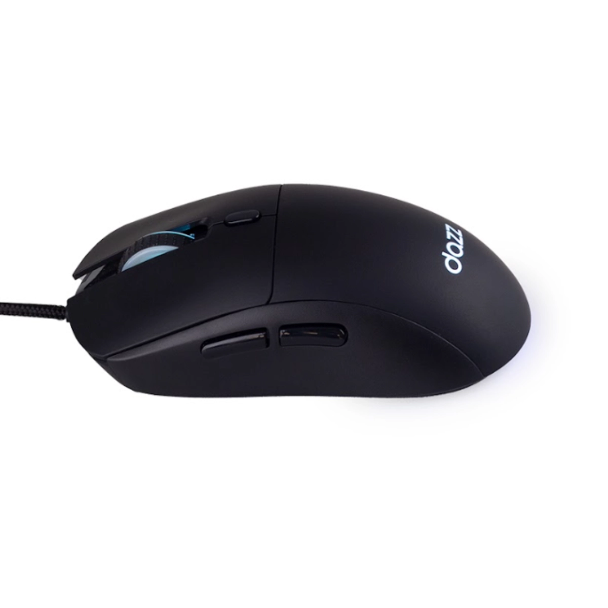 MOUSE GAMER RGB 12800DPI COM FIO PRETO - DAZZ