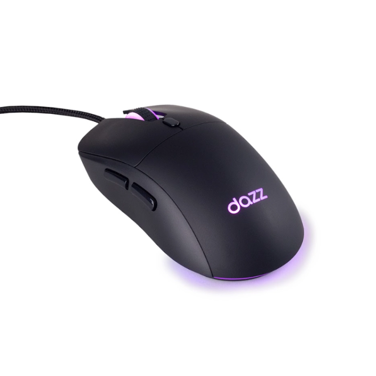 MOUSE GAMER RGB 12800DPI COM FIO PRETO - DAZZ