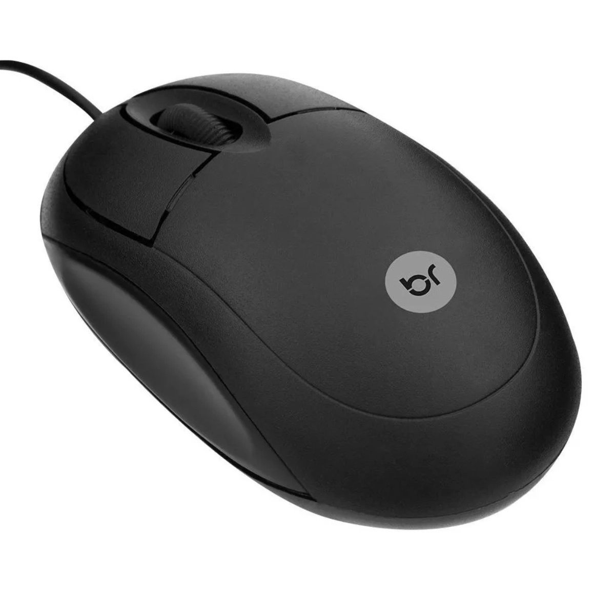 MOUSE OFFICE STANDARD PRETO USB BRIGHT COM FIO OPTICO 