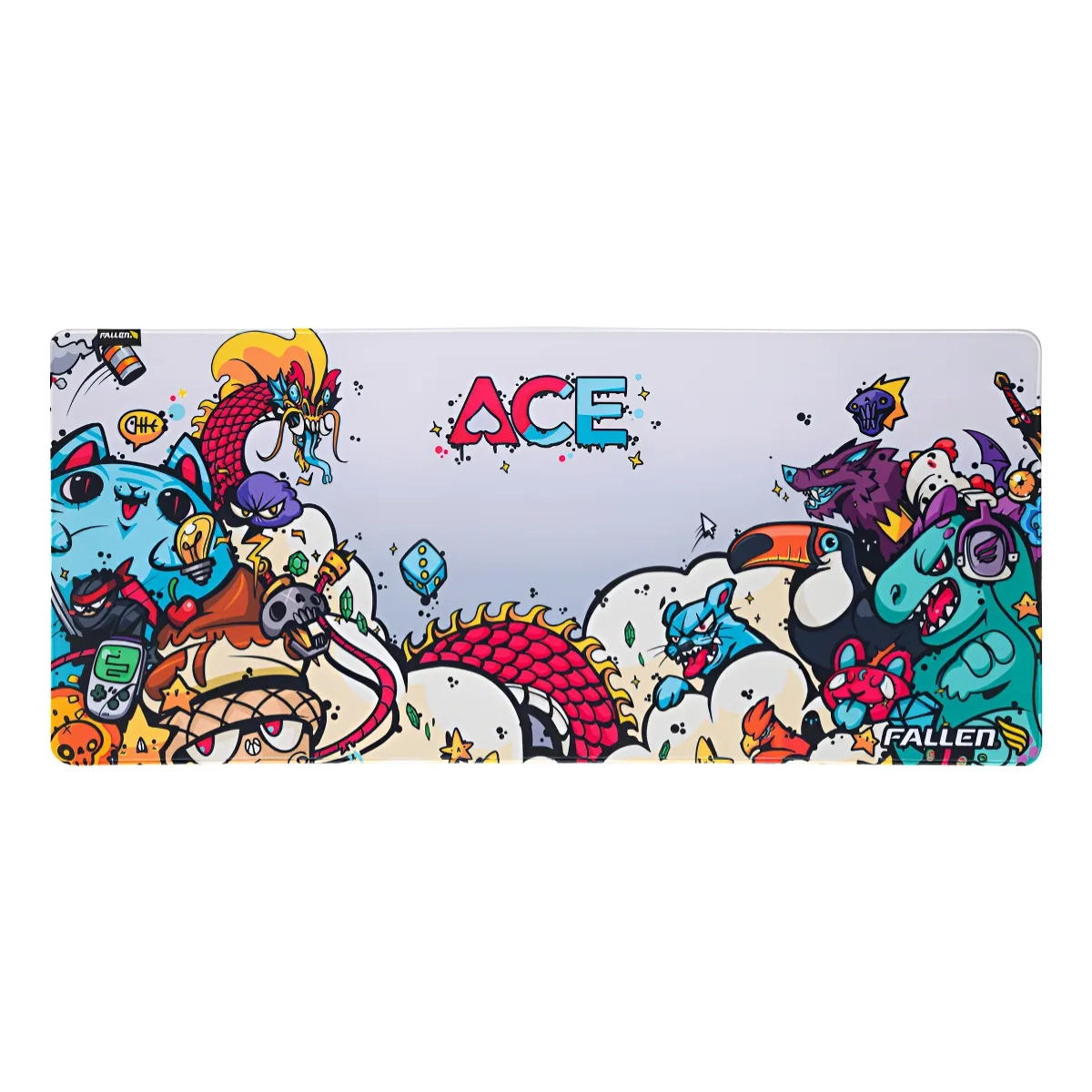 MOUSEPAD GAMER ESTENDIDO FALLEN ACE 90X40 SPEED++