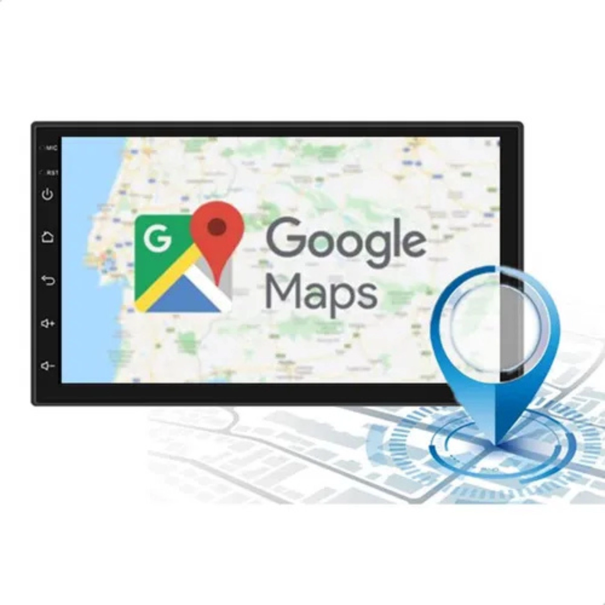 Multimídia Roadstar Rs815br Prime Android Carplay 7 Polegadas