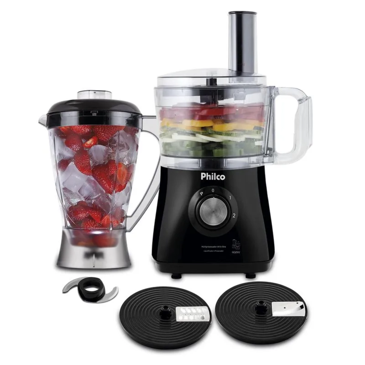 MULTIPROCESSADOR 2 EM 1 800W CITRUS ALL IN ONE PHILCO 220V