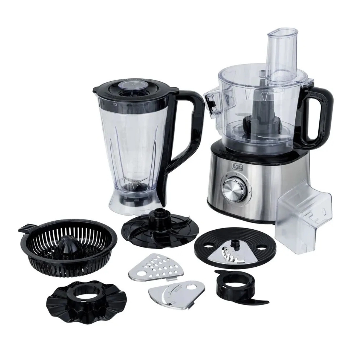 MULTIPROCESSADOR BLACK+DECKER 7 EM 1 1000W 220V INOX 2 VEOLOCIDADES