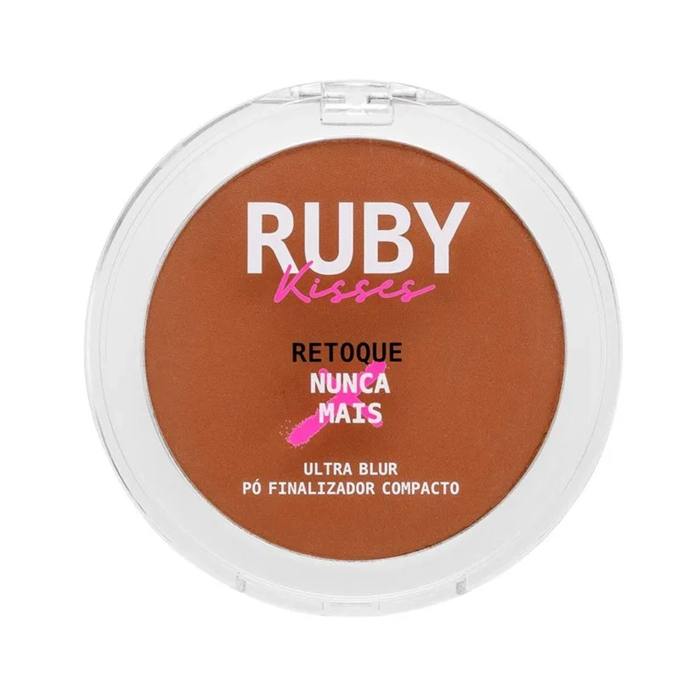 PÓ FINALIZADOR COMPACTO ULTRA BLUR RUBY KISSES DEEP RETOQUE NUNCA MAIS 
