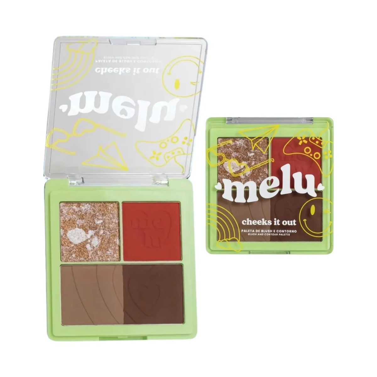 PALETA DE BLUSH E CONTORNO CHEEKS IT OUT MELU BY RUBY ROSE DOLLHOUSE PALETA DE BLUSH E CONTORNO CHEEKS IT OUT MELU BY RUBY ROSE DOLLHOUSE