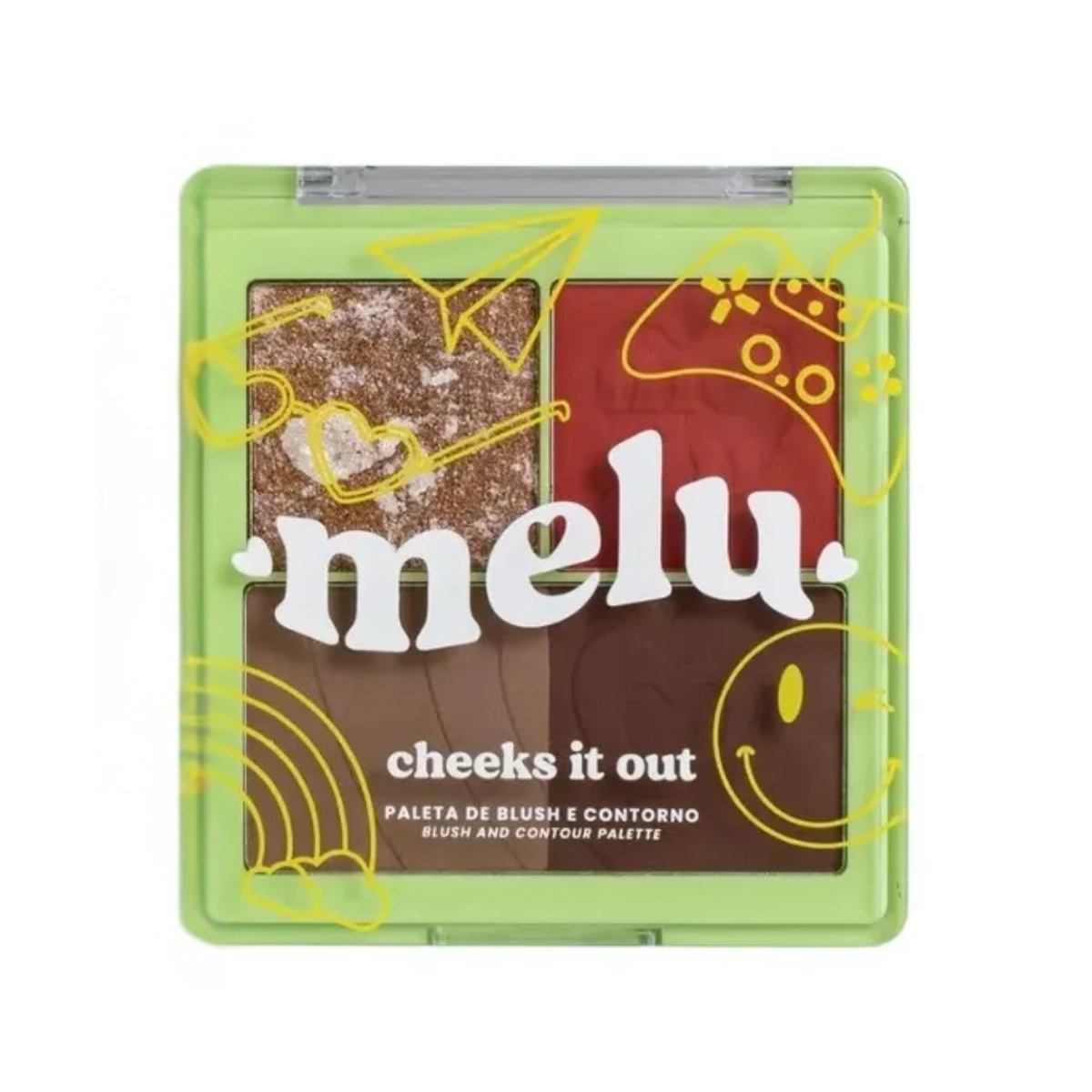 PALETA DE BLUSH E CONTORNO CHEEKS IT OUT MELU BY RUBY ROSE DOLLHOUSE