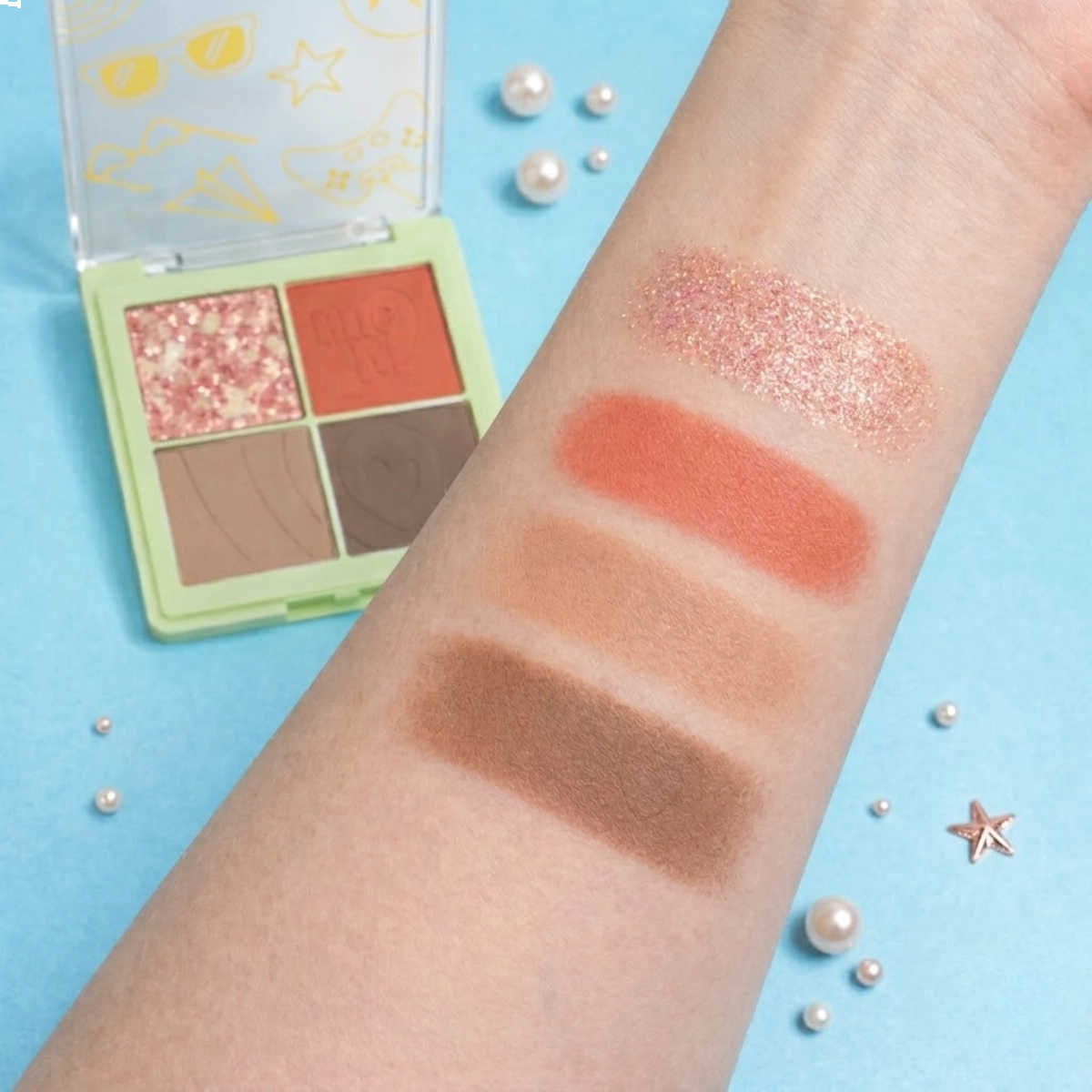 PALETA DE BLUSH E CONTORNO CHEEKS IT OUT MELU BY RUBY ROSE ORANGE JUICE PALETA DE BLUSH E CONTORNO CHEEKS IT OUT MELU BY RUBY ROSE ORANGE JUICE