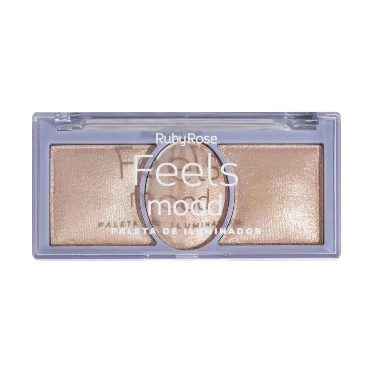 PALETA DE ILUMINADOR FEELS MOOD ALTA PIGMENTAÇÃO TOM HB75301 RUBY ROSE PALETA DE ILUMINADOR FEELS MOOD ALTA PIGMENTAÇÃO TOM HB75301 RUBY ROSE
