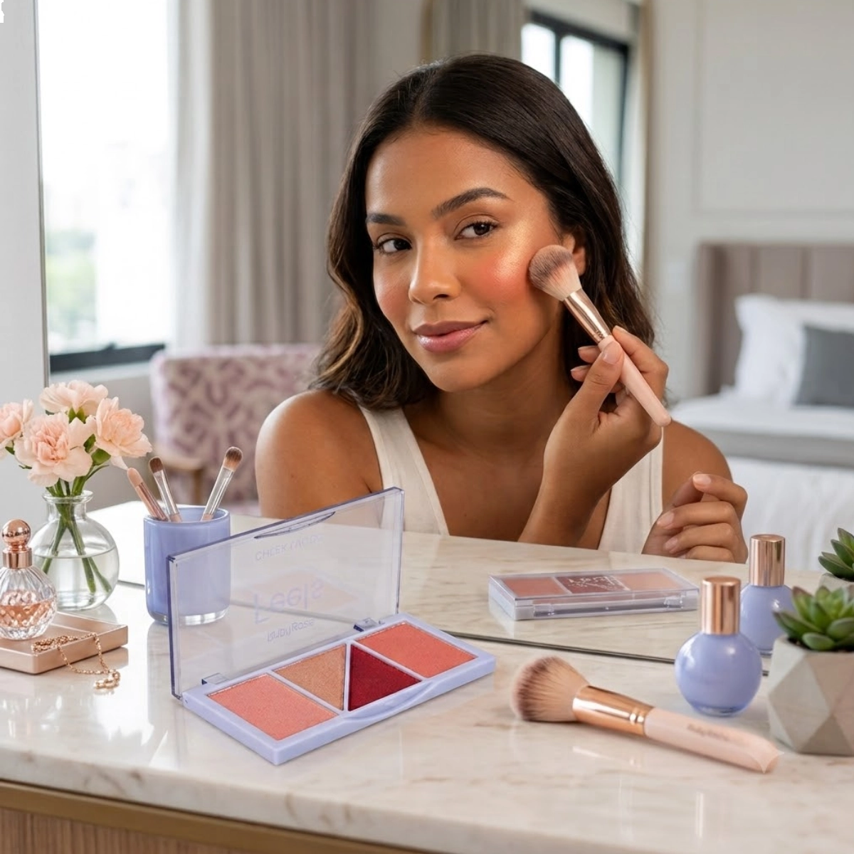 PALETA DE ILUMINADOR FEELS MOOD ALTA PIGMENTAÇÃO TOM HB75302RR RUBY ROSE PALETA DE ILUMINADOR FEELS MOOD ALTA PIGMENTAÇÃO TOM HB75302RR RUBY ROSE