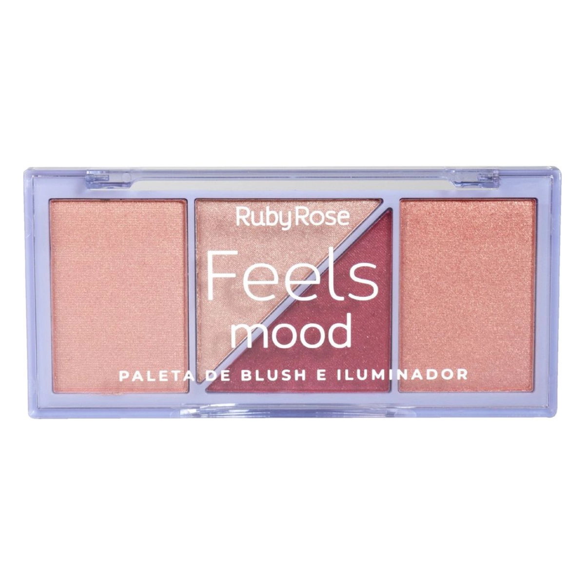 PALETA DE ILUMINADOR FEELS MOOD ALTA PIGMENTAÇÃO TOM HB75302RR RUBY ROSE PALETA DE ILUMINADOR FEELS MOOD ALTA PIGMENTAÇÃO TOM HB75302RR RUBY ROSE