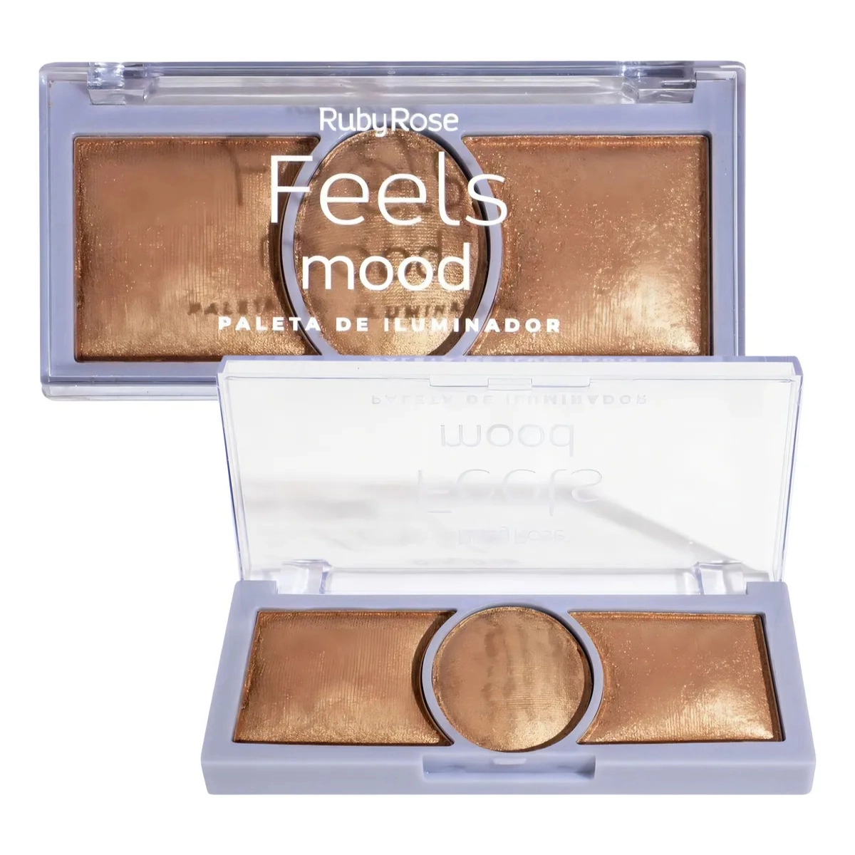 PALETA DE ILUMINADOR FEELS MOOD HB75303 RUBYROSE PALETA DE ILUMINADOR FEELS MOOD HB75303 RUBYROSE