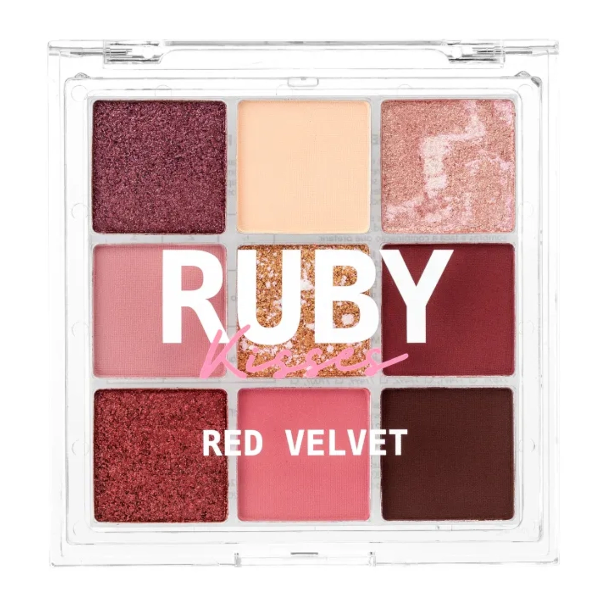 PALETA DE SOMBRAS SWEETS COLLECTION RK 9 CORES RED VELVET