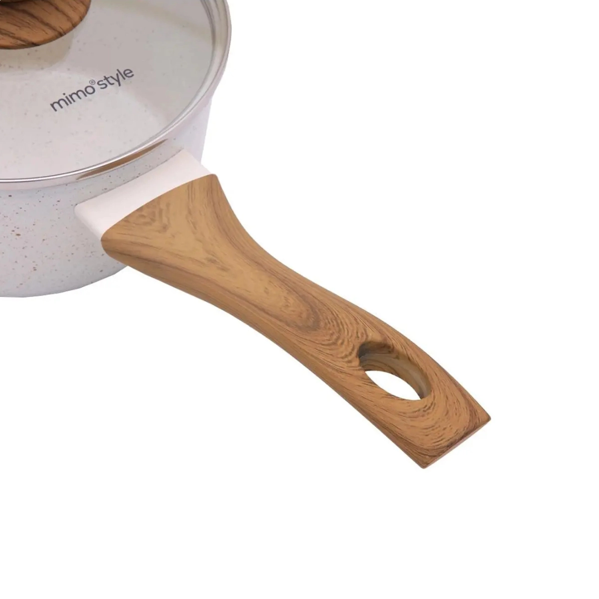 PANELA ANTIADERENTE 16CM INDUÇÃO CERAMICA COM TAMPA MIMO STYLE