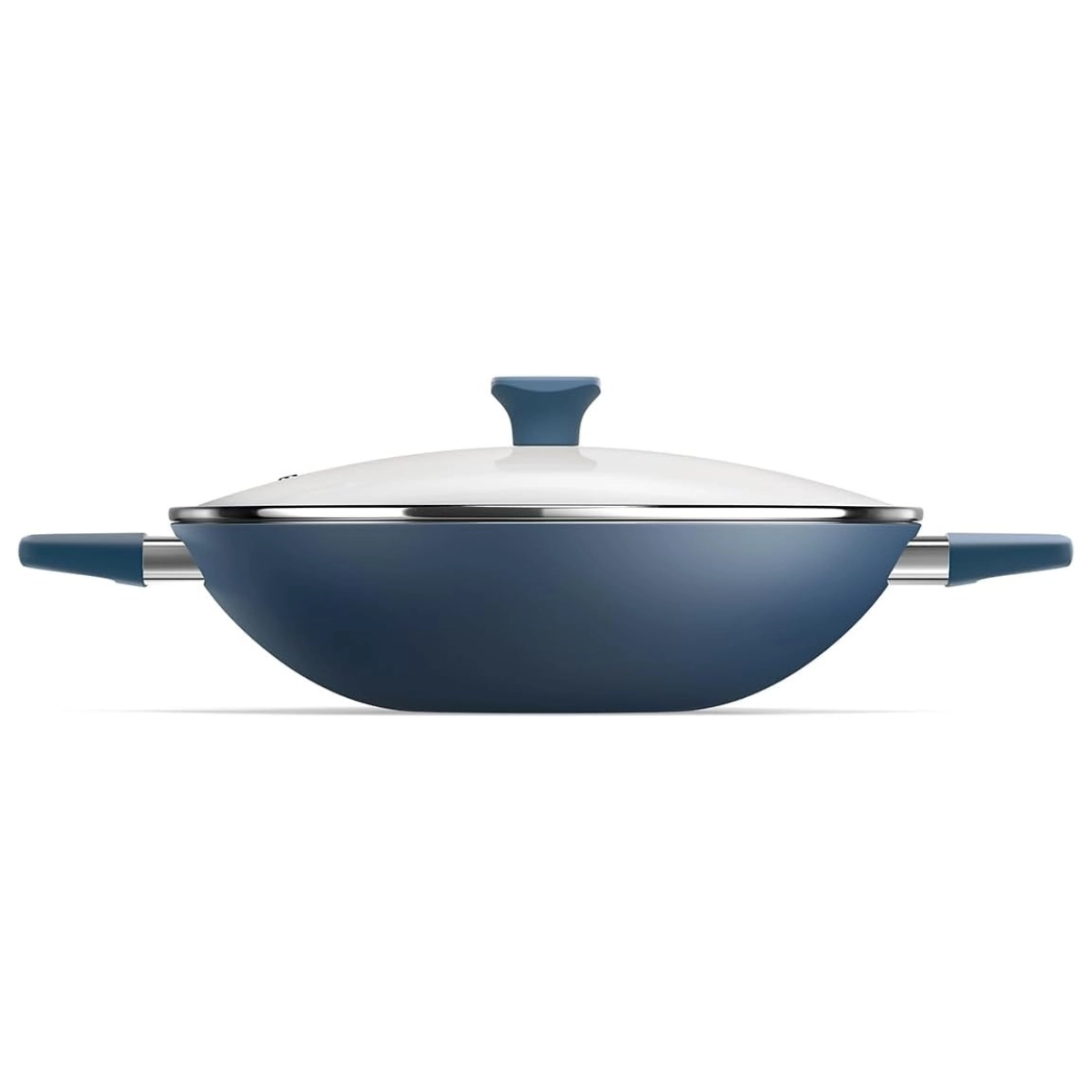 PANELA ANTIADERENTE COM ALÇAS WOK INTENSE 32CM EURO HOME AZUL 