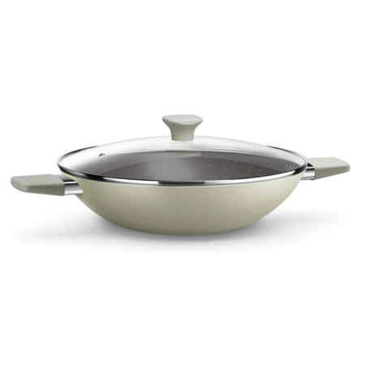 PANELA ANTIADERENTE COM ALÇAS WOK INTENSE 32CM EURO HOME FENDI 