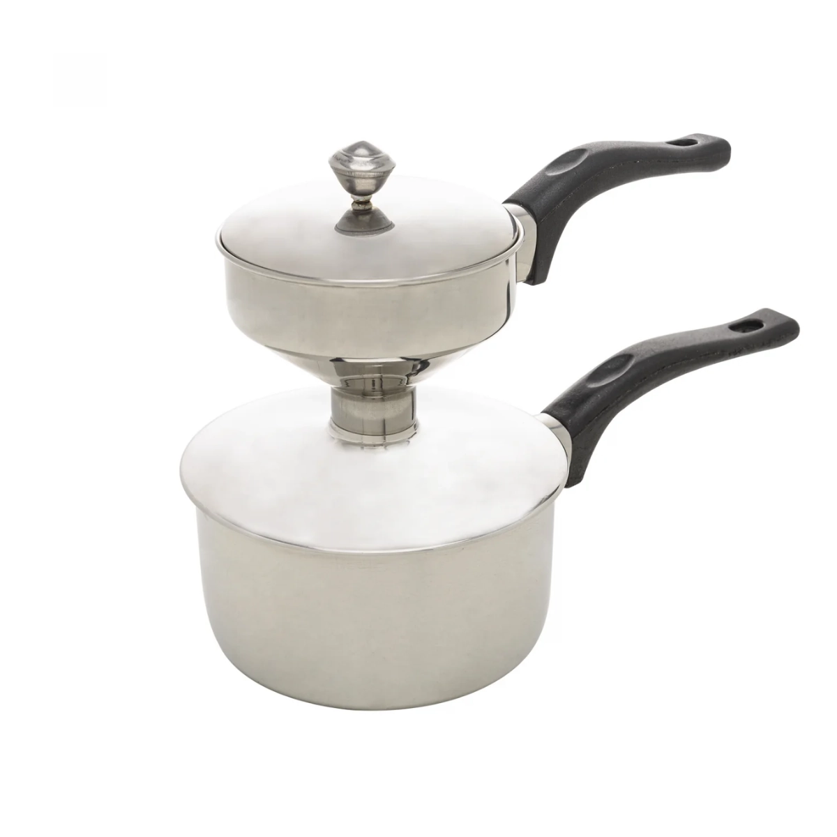 PANELA CUSCUZEIRA INDIVIDUAL LYOR DE AÇO INOX