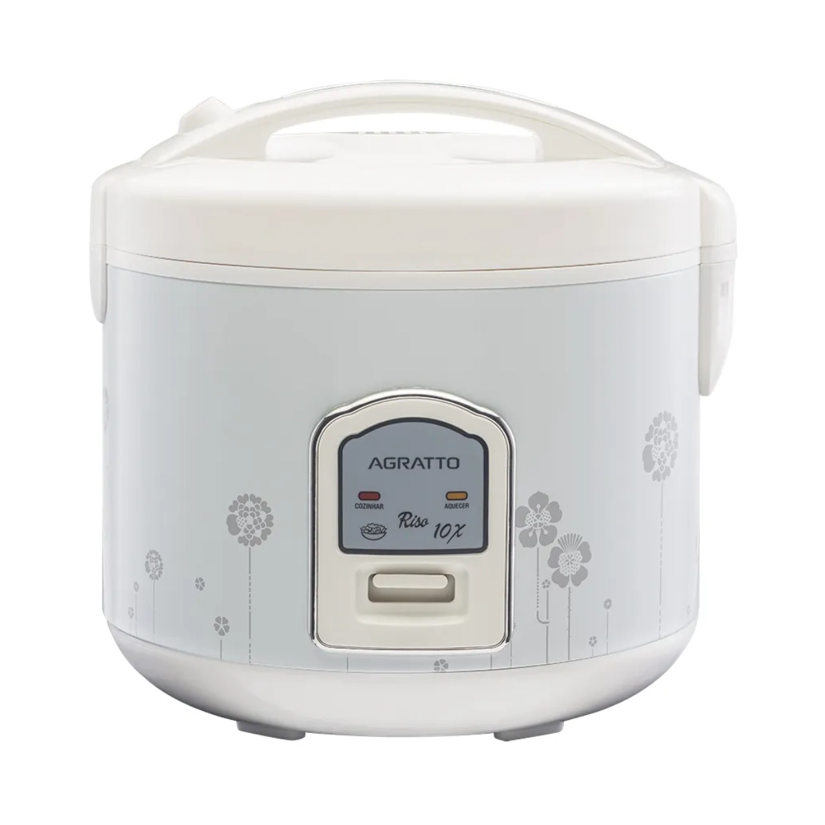PANELA ELETRICA DE ARROZ 10 XICARAS 700W BRANCA RISO 127V AGRATTO