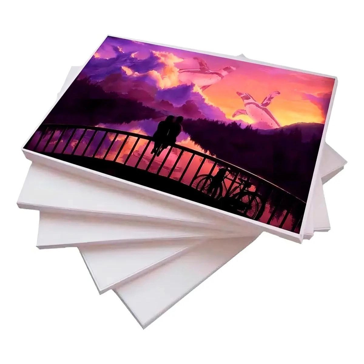 PAPEL FOTOGRAFICO GLOSSY MAXPRINT A4 180GSM 50 FOLHAS