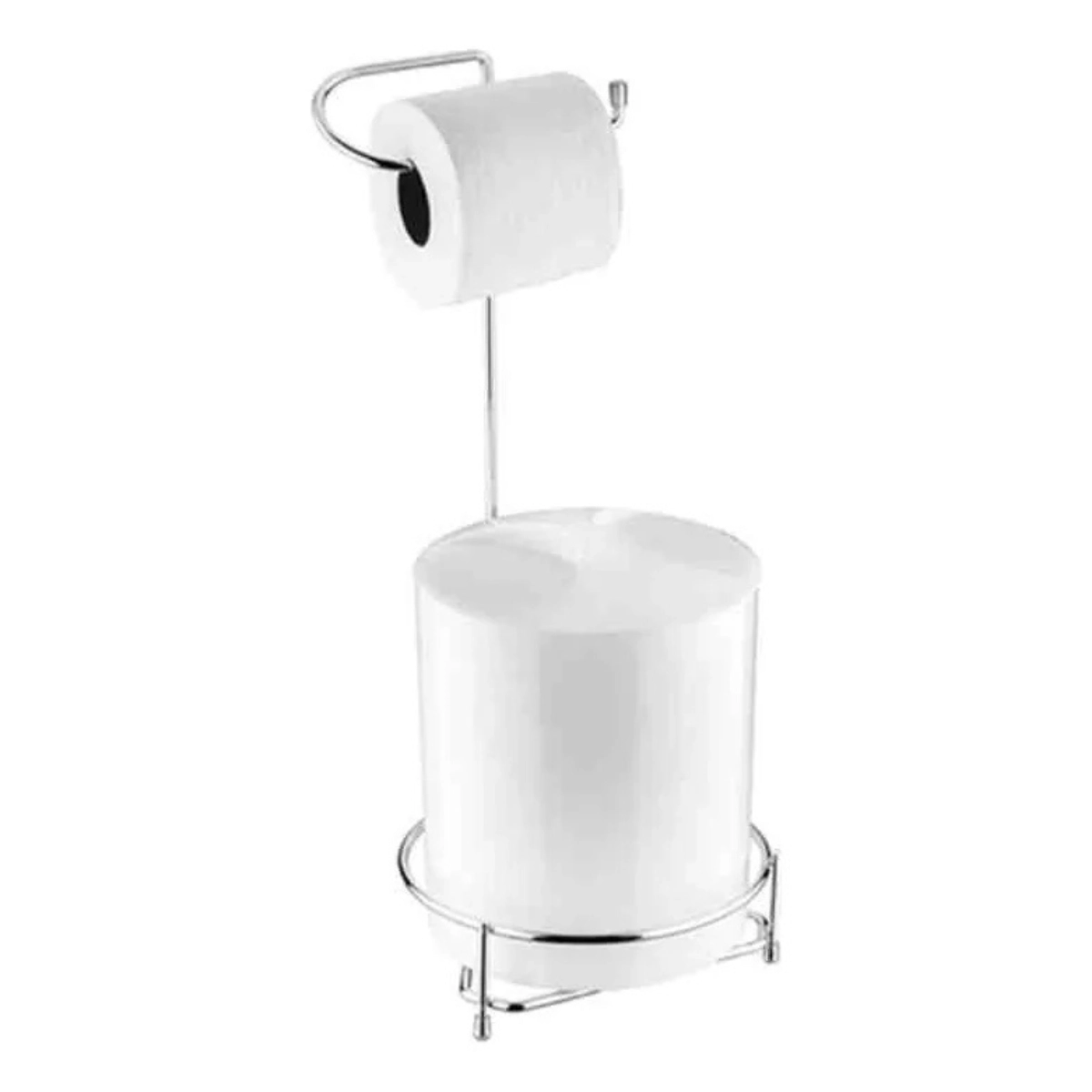 PAPELEIRA COM LIXEIRA MONACO L230 X A500 X P195 MM DOURADO SCHMITT