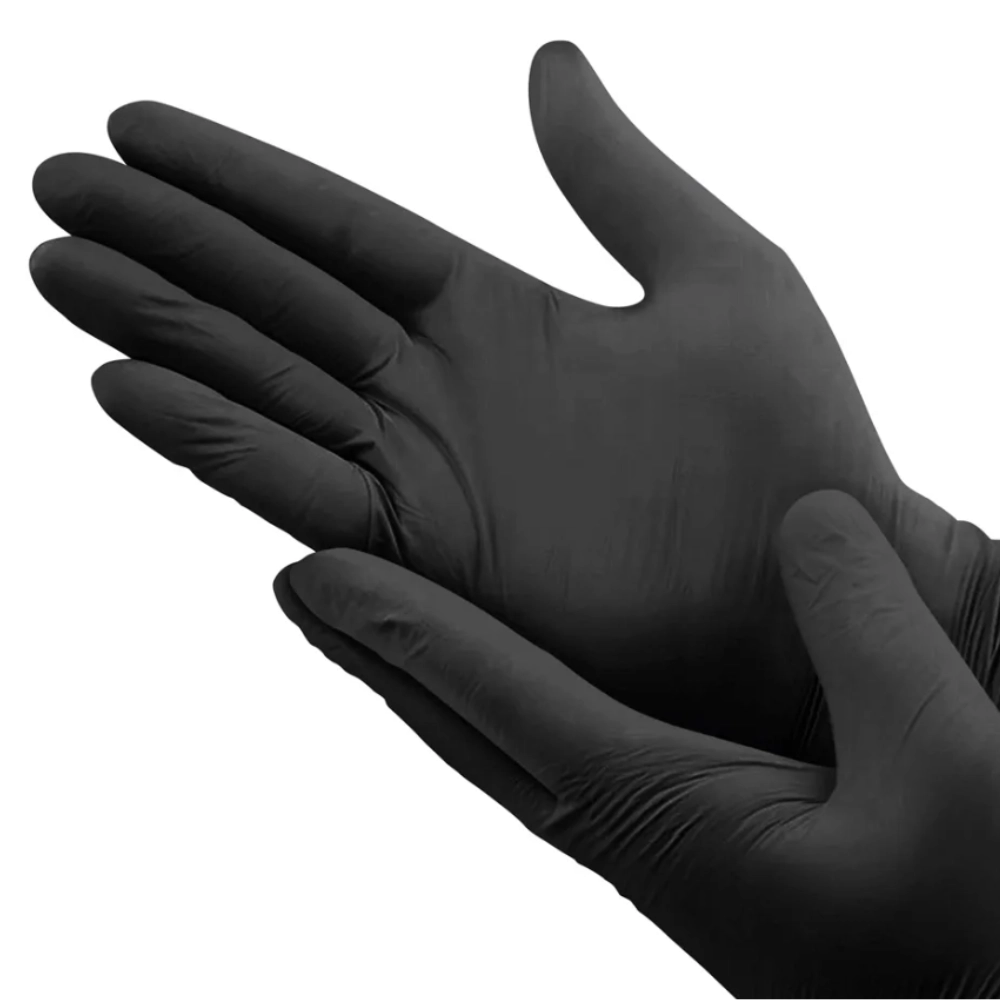 Par de Luvas de Látex Preta G - Proart