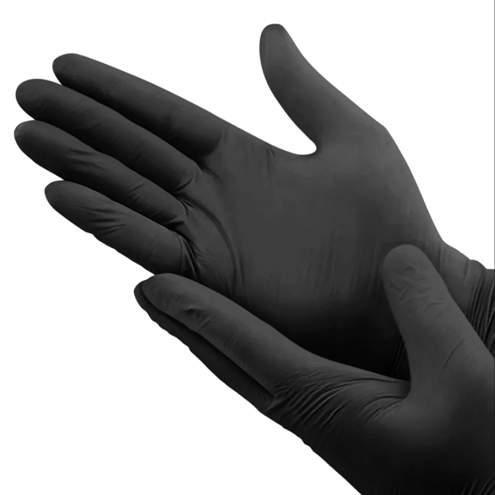 Par de Luvas de Látex Preta M - Proart