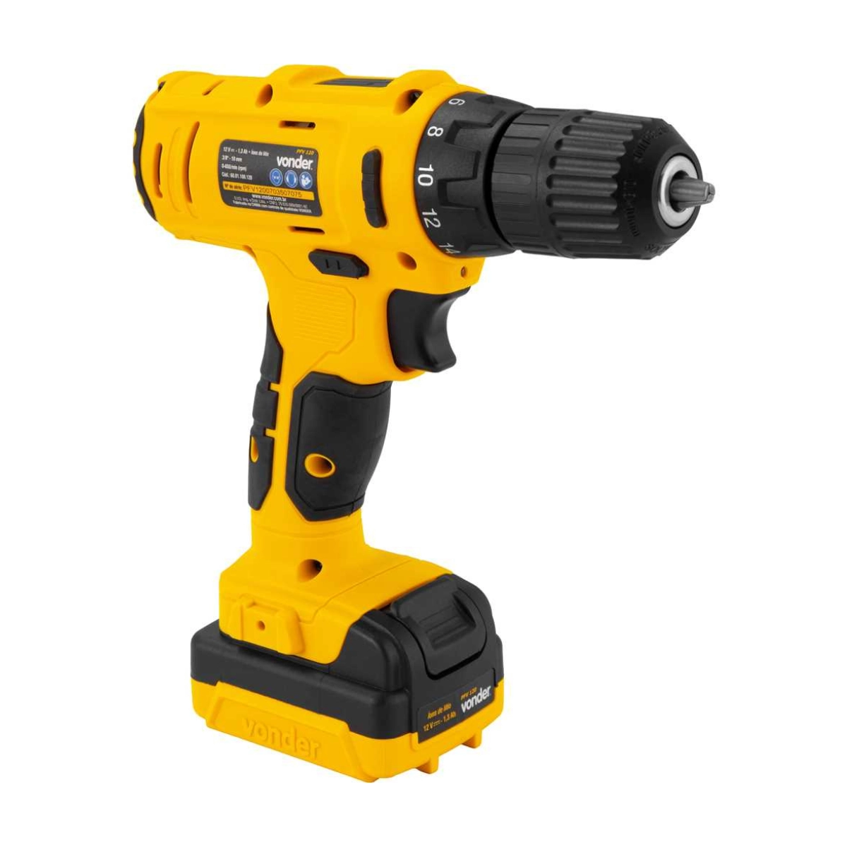 PARAFUSADEIRA/FURADEIRA A BATERIA PFV120 VONDER BIVOLT VONDER PARAFUSADEIRA/FURADEIRA A BATERIA PFV120 VONDER BIVOLT VONDER