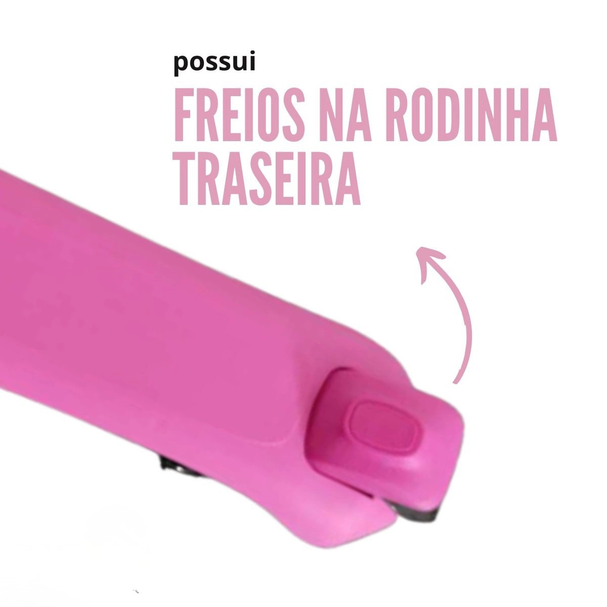 PATINETE ELÉTRICO INFANTIL IMPORTWAY COM MALA ROSA BW450RS