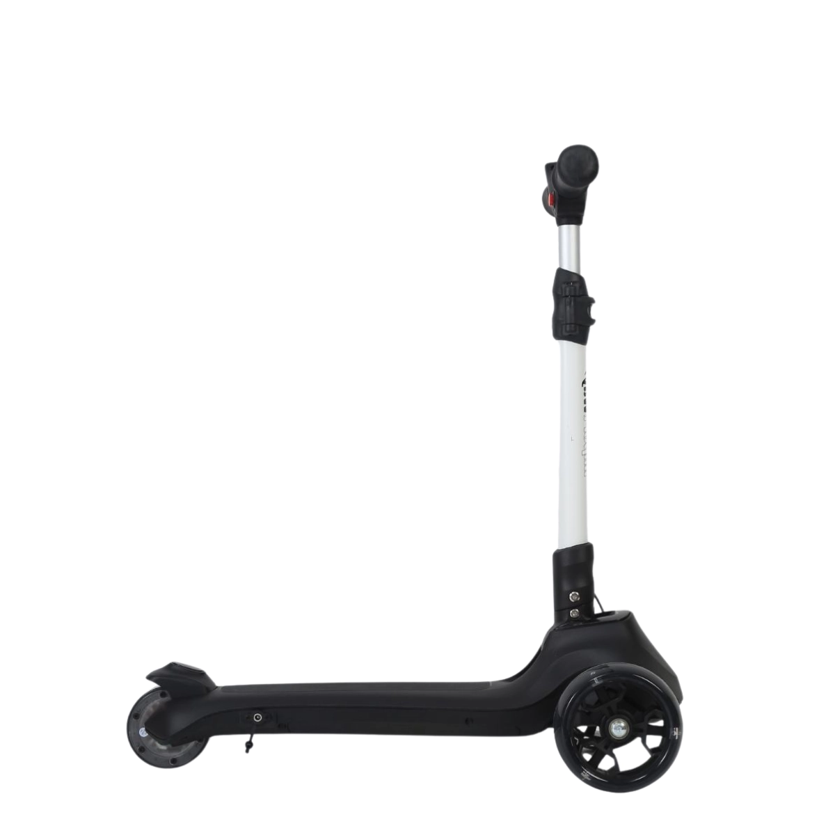 PATINETE ELETRICO INFANTIL LED 3 RODAS 130W ATE 59KG PRETO