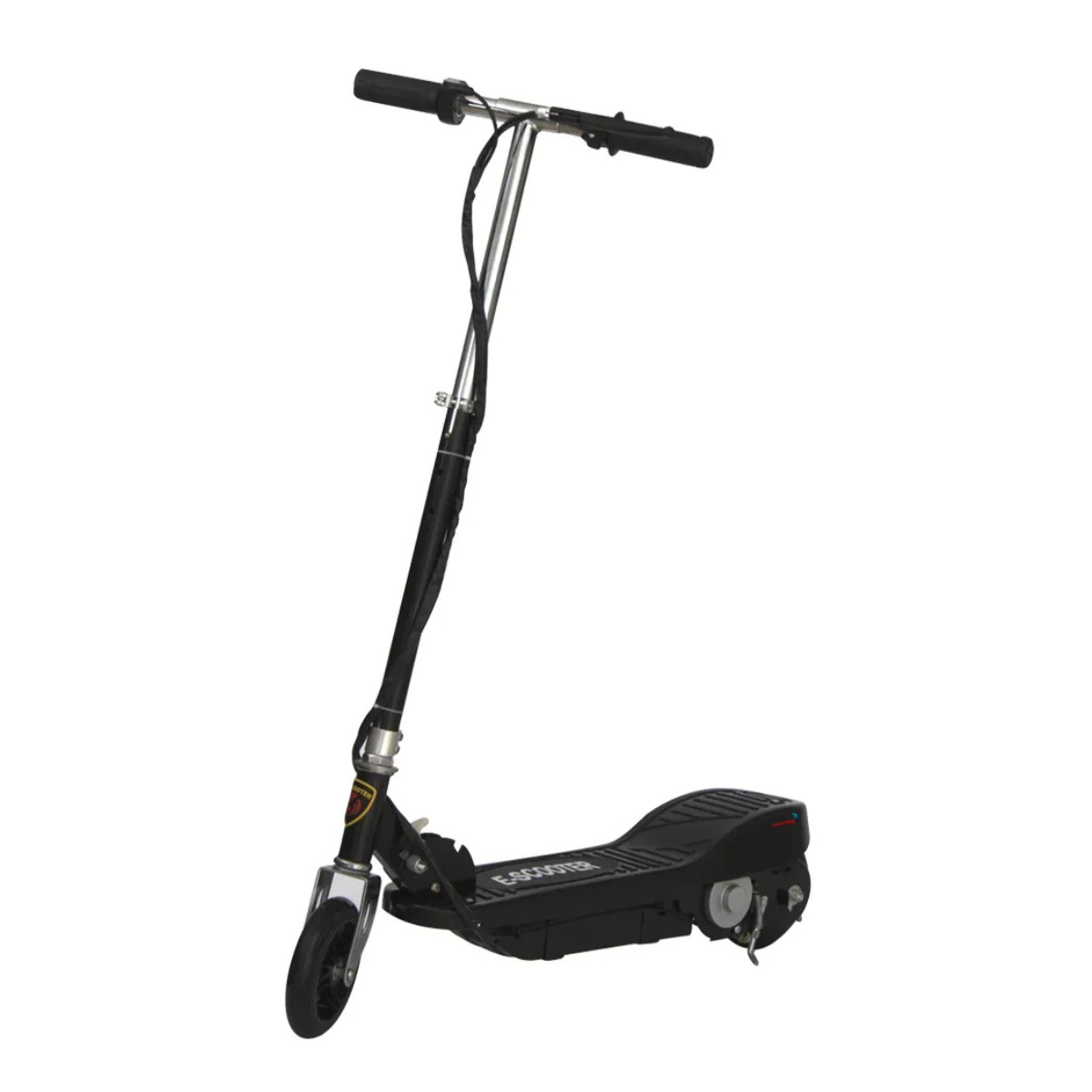 PATINETE MOTORIZADO INFANTIL SCOOTER RECARREGÁVEL DOBRÁVEL CINZA E PRETO