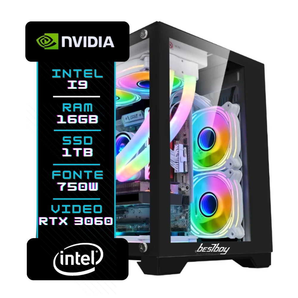 Pc Gamer Intel I9 11900kf 16gb Rtx 3060 12gb Ssd 1tb Windows 10