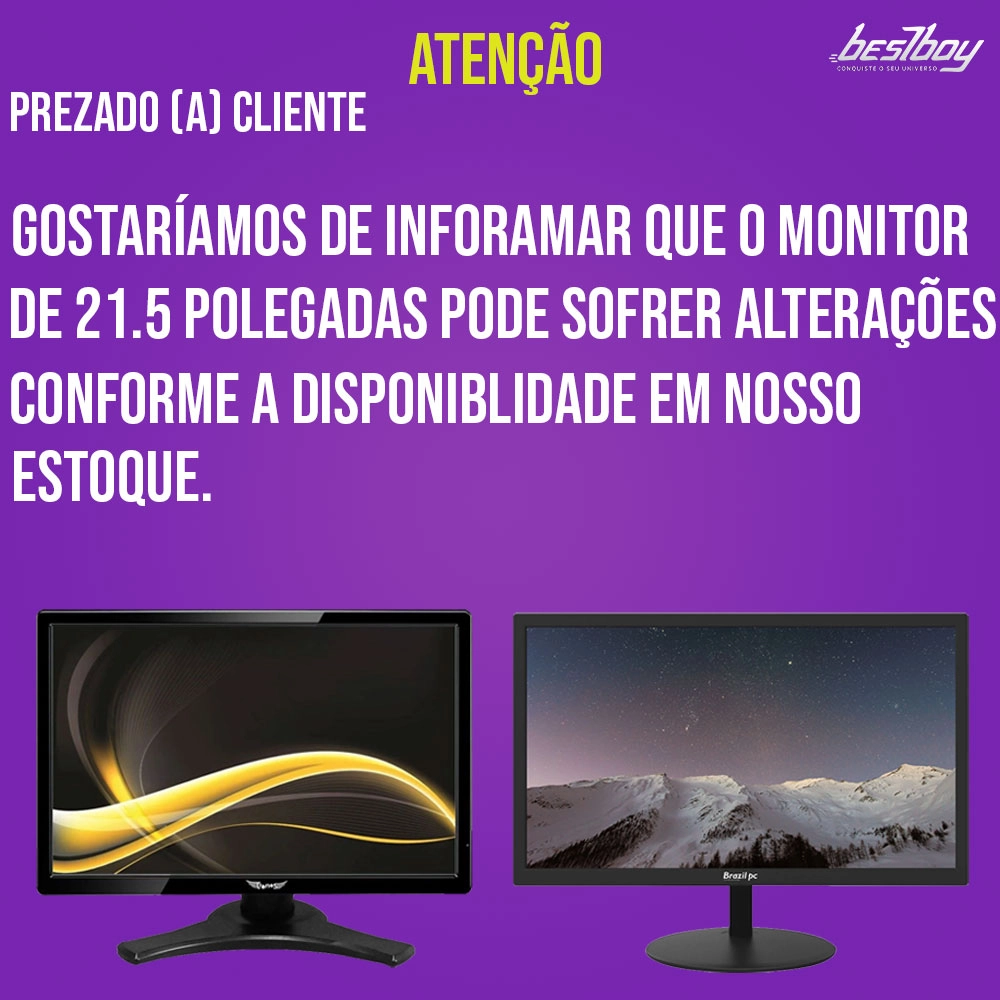 Pc Gamer Ryzen 5 5600g 16gb Ssd 480gb Fonte 500w com Monitor 21.5