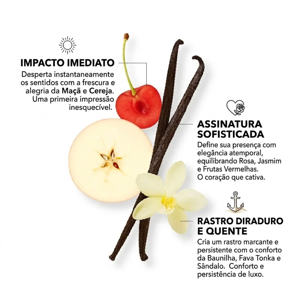 PERFUME ETLEE APPLE E CHERRY EAU DE PARFUM FEMININO 30ML