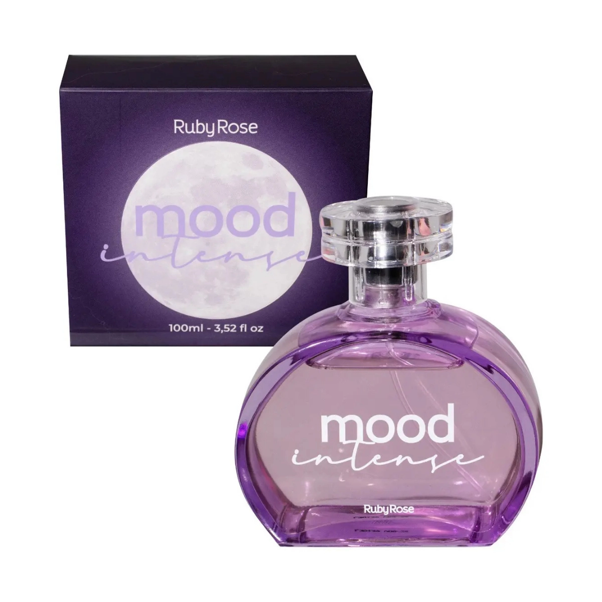 PERFUME RUBY ROSE MOOD INTENSE 100ML FLORAL FRUTAL SPRAY CHARME E FRAGRANCIA