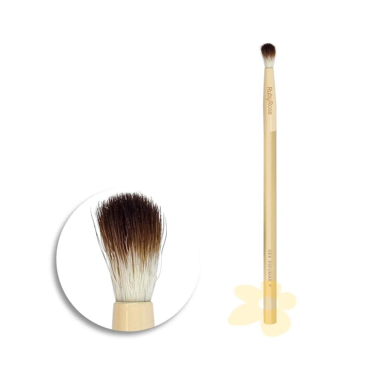 PINCEL DE MAQUIAGEM PARA ESFUMAR P HBGE4 GLASS RUBY ROSE