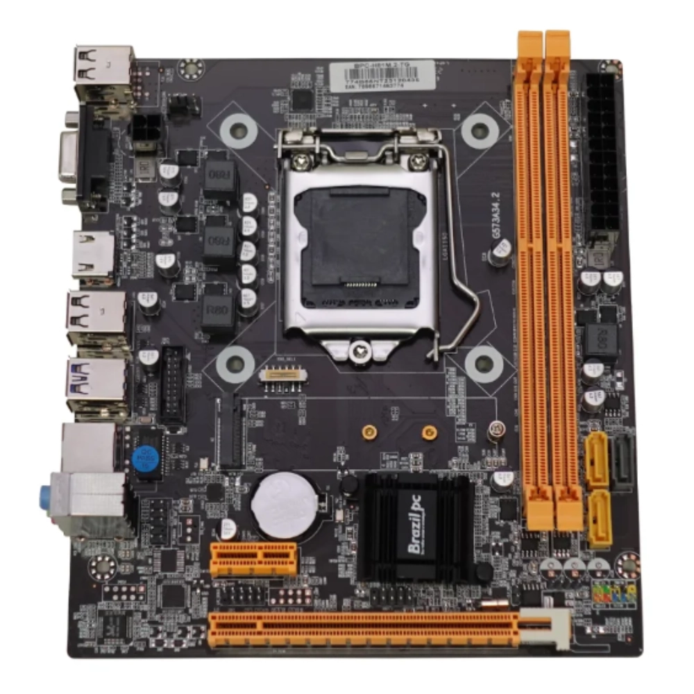 Placa-Mãe B85 H81M Socket 1150 DDR3 - BrazilPC