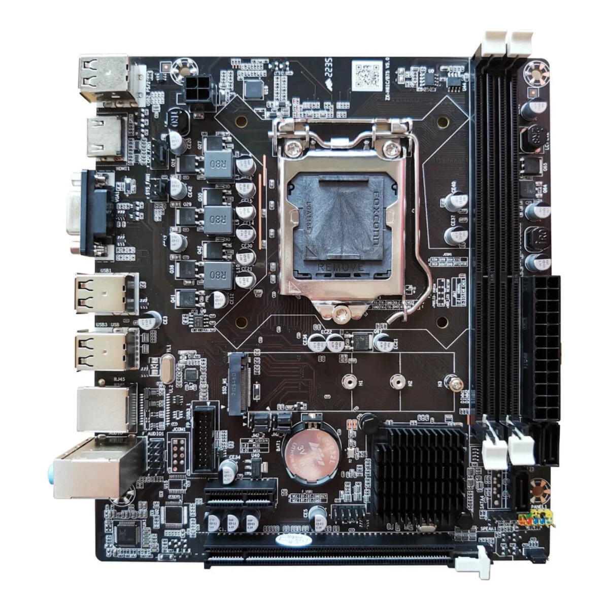PLACA MÃE BLUECASE BMBH61 DDR3 LGA 1155 REDE 1000 H61 NVME COR PRETO