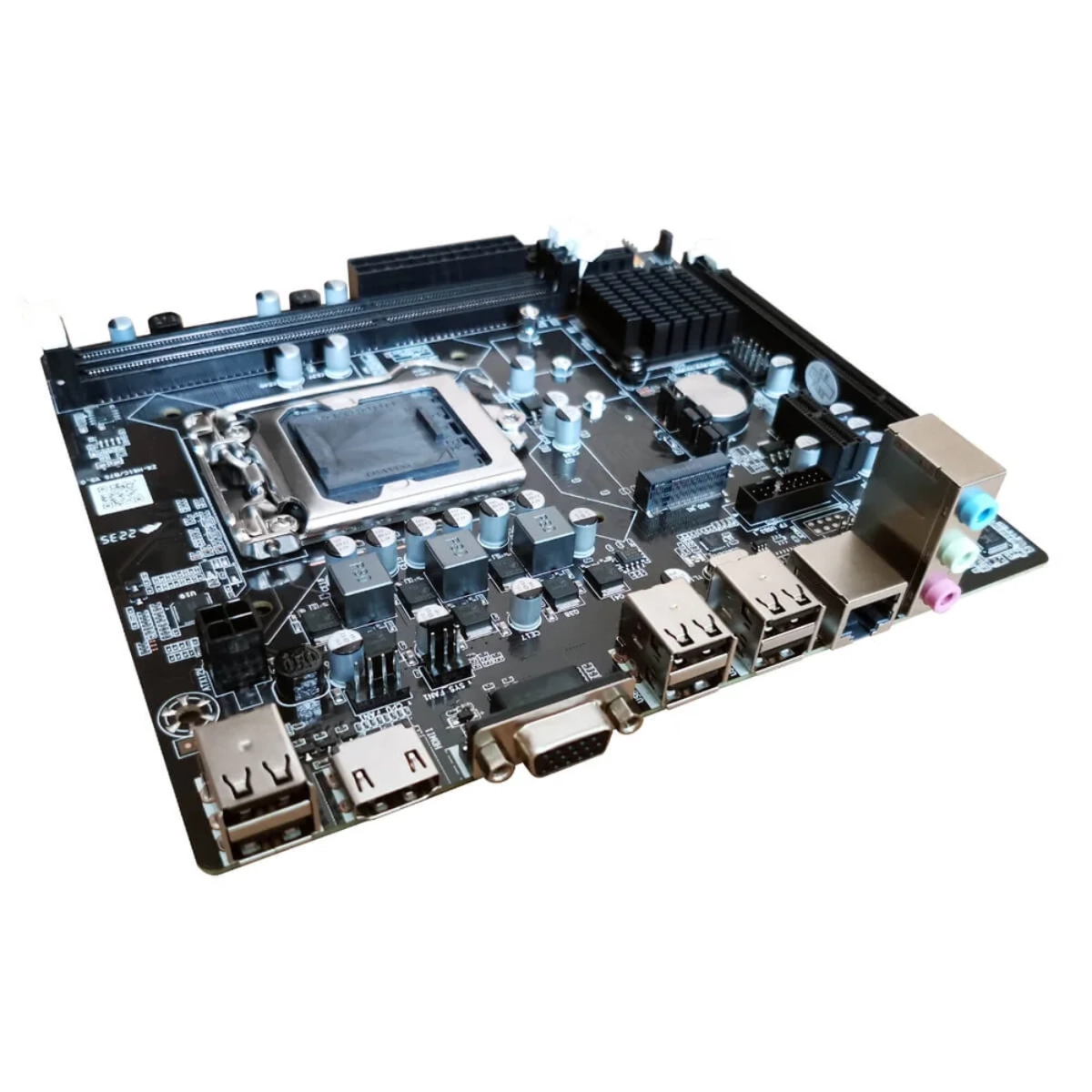 PLACA MÃE BLUECASE BMBH61 DDR3 LGA 1155 REDE 1000 H61 NVME COR PRETO
