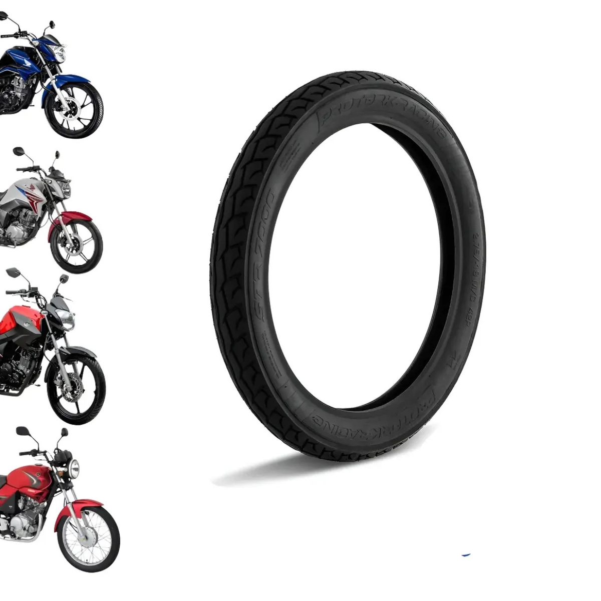 Pneu Dianteiro 2.75-18 M/c 42p - Str7000 C/c Pneu Dianteiro 2.75-18 M/c 42p - Str7000 C/c