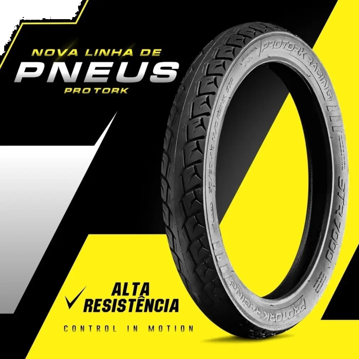 Pneu Traseiro 80/100-14 M/c Reinf. 49L Str 7000 City C/c Pneu Traseiro 80/100-14 M/c Reinf. 49L Str 7000 City C/c