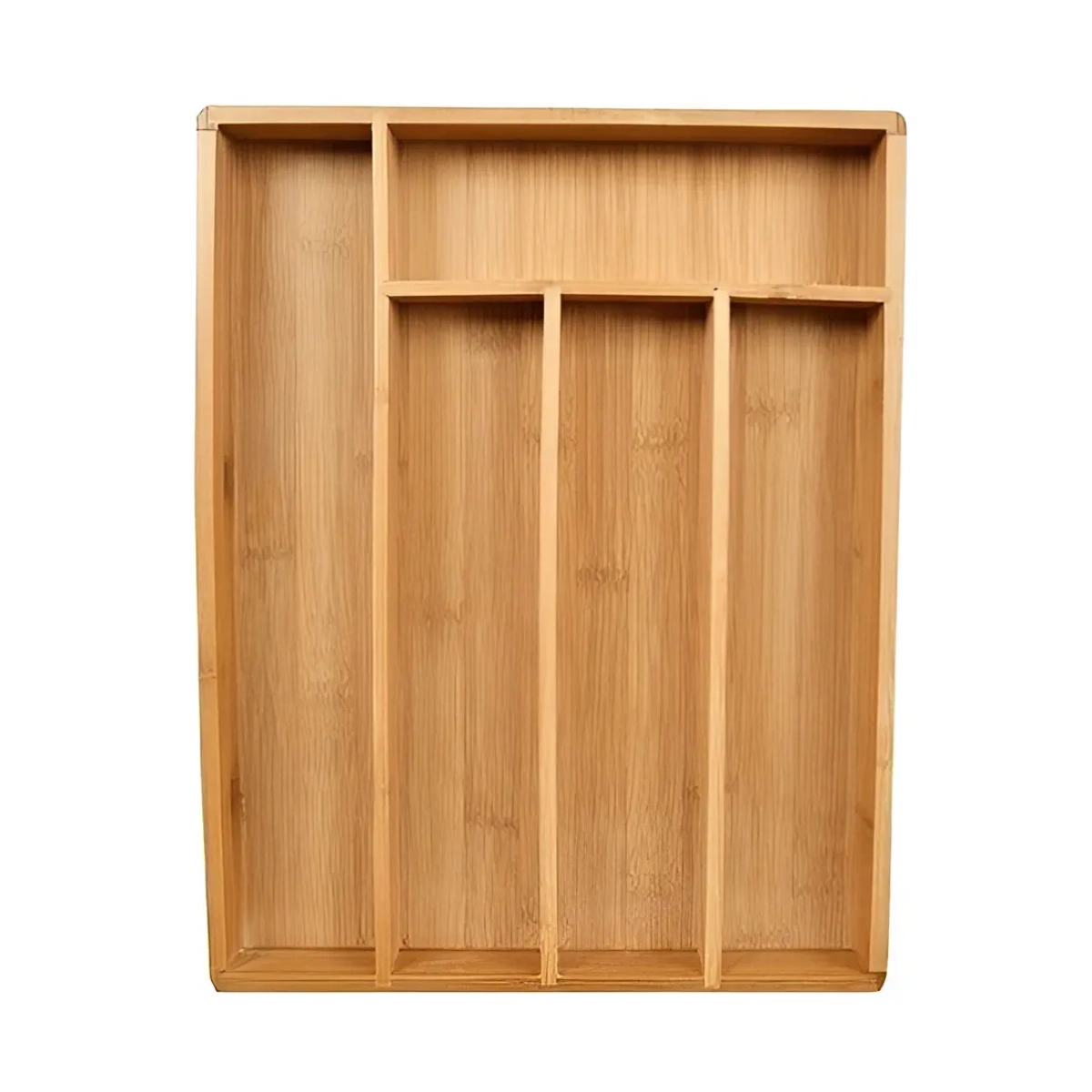 PORTA TALHERES ECOKITCHEN EM BAMBU 5 DIVISÓRIAS MIMO STYLE 